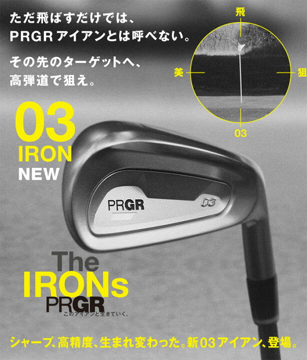 楽天市場】プロギア 03 アイアン 単品（#5、#6、G）NS PRO 850GH neo 