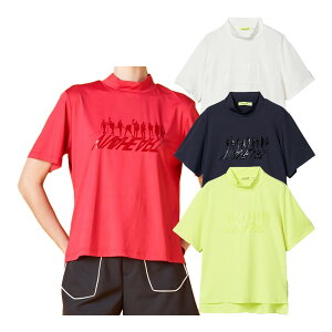 【最大6000円引きクーポン配布中】【レディース】ビバハート 半袖 モックネックシャツ SAPEUR 高機能ベア天 012-23445 トップス ゴルフウェア 2025年春夏モデル VIVA HEART 春夏ウェア 女性用