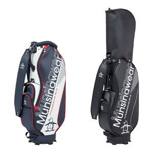 【最大6000円引きクーポン配布中】マンシングウェア ゴルフ 9.0型 軽量 キャディバッグ MG5FCB03M ゴルフバッグ カートタイプ ネームプレート刻印無料! 2025年春夏モデル Munsingwear GOLF