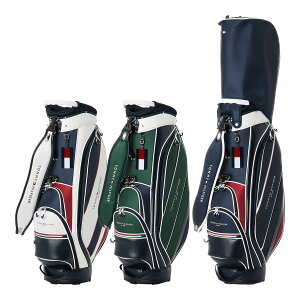【最大6000円引きクーポン配布中】トミーヒルフィガー ゴルフ キャディバッグ 9型 エッセンシャル THMG5FC4 カートキャディバッグ カートタイプ カート式 ネームプレート刻印無料! 2025年秋冬