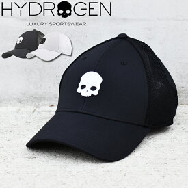 HYDROGEN ハイドロゲン ベースボールキャップ スカル ロゴ FR0092 全2色 ハイドロゲン メッシュ キャップ ハイドロゲン 帽子