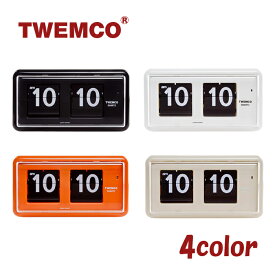 TWEMCO トゥエンコ インテリアクロック パタパタ時計 全4色 置き時計 QT-30