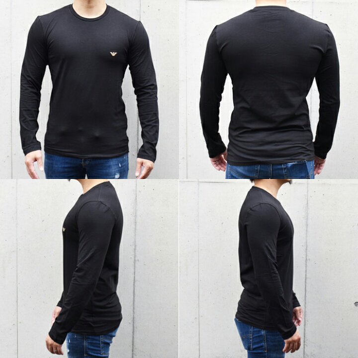 楽天市場】EMPORIO ARMANI エンポリオ アルマーニ ロングTシャツ ロンT 