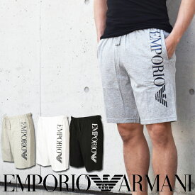 EMPORIO ARMANI エンポリオ アルマーニ スウェットハーフパンツ ショートパンツ 全3色 111004 3R755 アルマーニ ハーフ パンツ スエット ショーツ