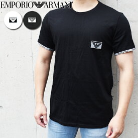 EMPORIO ARMANI エンポリオ アルマーニ 半袖クルーネックTシャツ 全2色 110853 4R755 アルマーニ tシャツ エンポリオアルマーニ tシャツ ブランド tシャツ