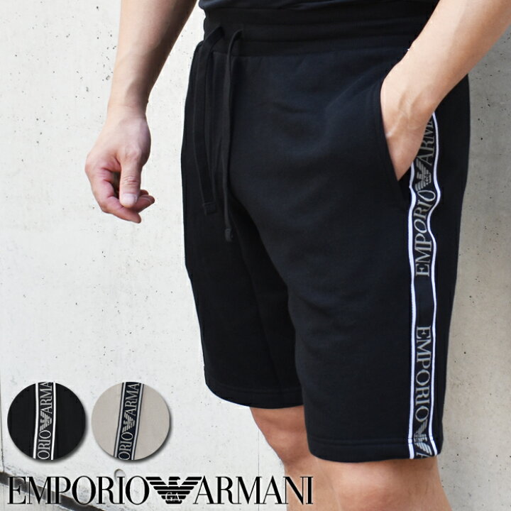 楽天市場】EMPORIO ARMANI エンポリオ アルマーニ スウェットハーフ 