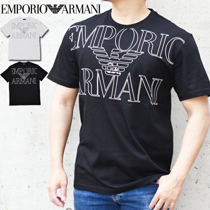 楽天市場】EMPORIO ARMANI エンポリオ アルマーニ 半袖クルーネックT 