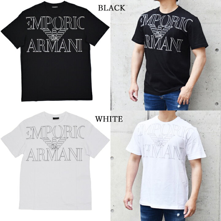 楽天市場】EMPORIO ARMANI エンポリオ アルマーニ 半袖クルーネックT 