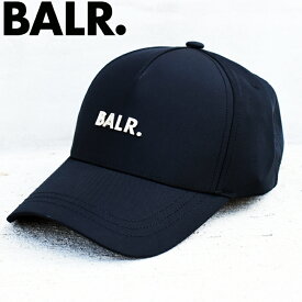 BALR. ボーラー メタルロゴ ベースボールキャップ ブラック Q-SERIES CLASSIC CAP B6110.1059 balr キャップ 帽子 balr 帽子
