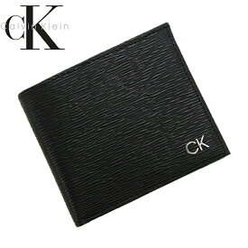 Calvin Klein カルバンクライン 本革レザー 二つ折り財布 小銭入れ付き ブラック 31CK130008 カルバンクライン 財布 スキミング防止 財布