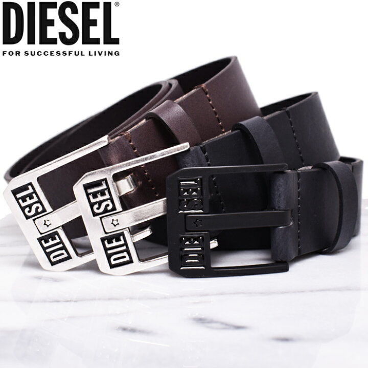 楽天市場】DIESEL ディーゼル レザーベルト 全3色 BLUESTAR II X08880  