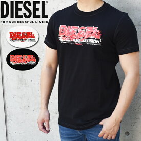 DIESEL ディーゼル 半袖クルーネックTシャツ 全2色 ディーゼル tシャツ A12498 0GRAI T-DIEGOR-K70 スリムフィット