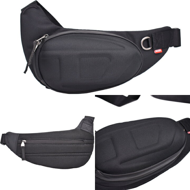 楽天市場】DIESEL ディーゼル ボディバッグ ショルダーバッグ ブラック  
