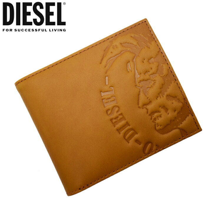 楽天市場】DIESEL ディーゼル 二つ折り財布 ライトブラウン X04763 