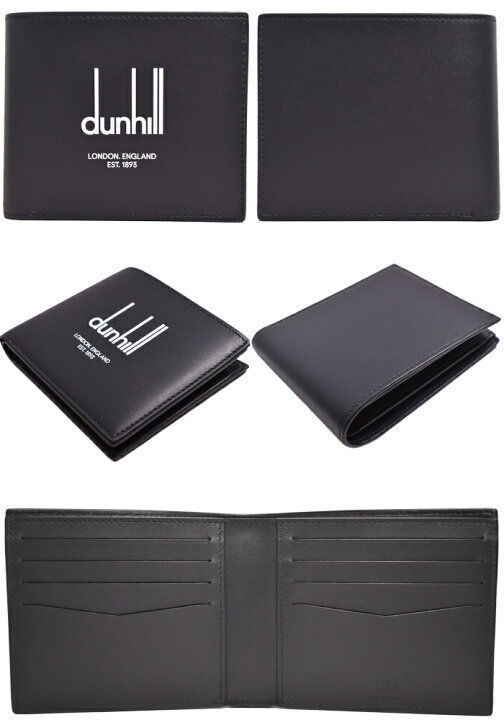 楽天市場】Dunhill ダンヒル 二つ折り財布 小銭入れ無し LEGACY 