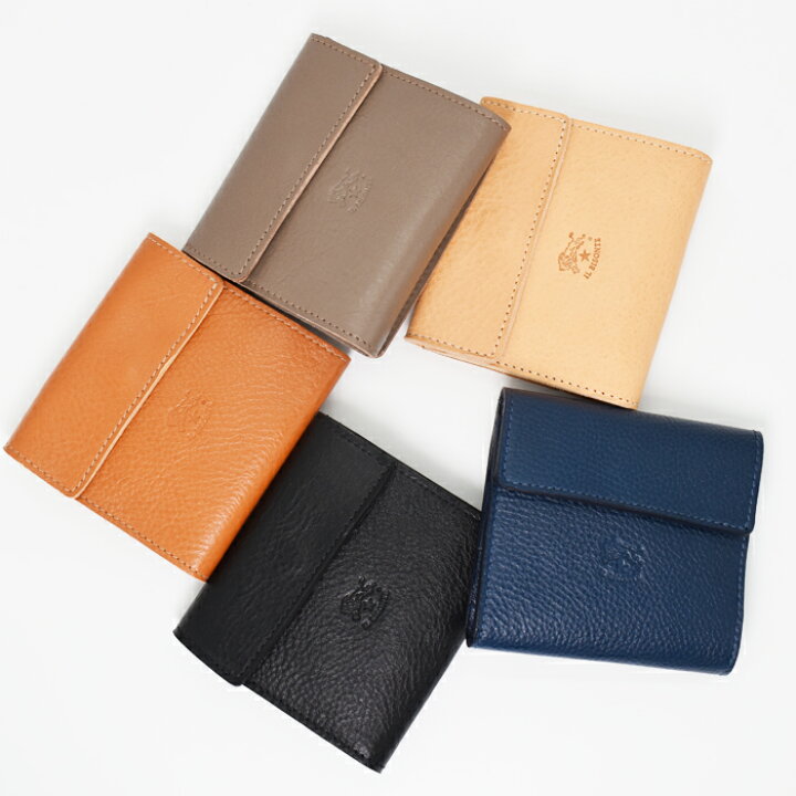 楽天市場】IL BISONTE イルビゾンテ 二つ折り財布 小銭入れ付き 全5色  