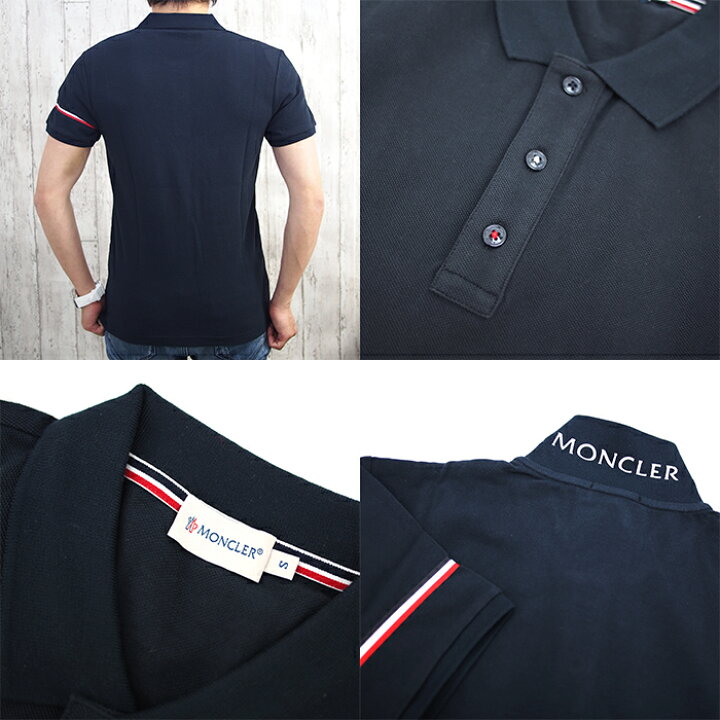 楽天市場】MONCLER モンクレール メンズ ポロシャツ 袖トリコロール  