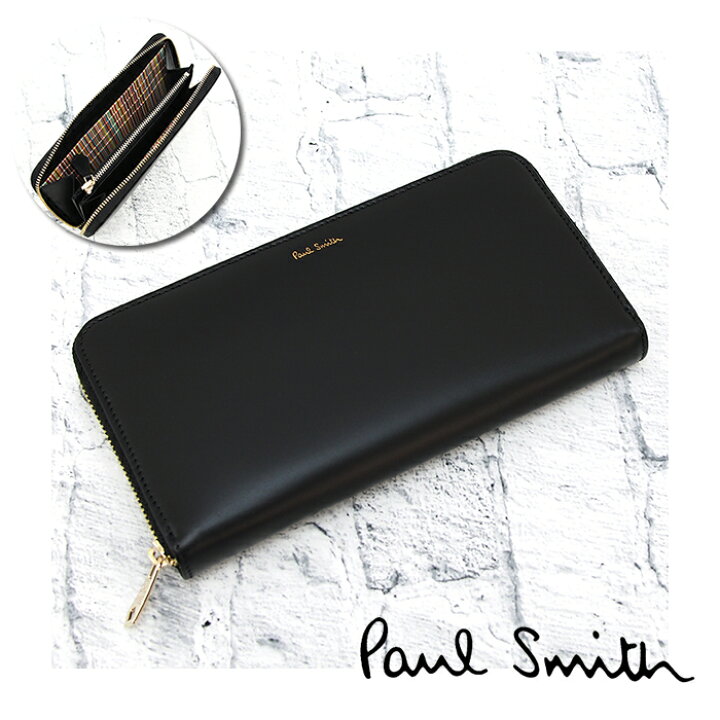 楽天市場】Paul Smith ポールスミス ラウンドファスナー長財布 