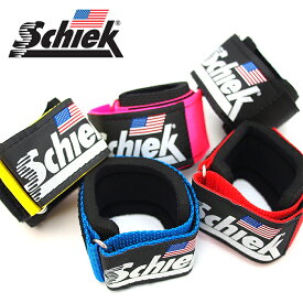 Schiek シークネオプレンリストラップ 全5色 Wrist Supports トレーニング リストラップ 筋トレ ジム 手首 固定 サポーター 左右1組セット