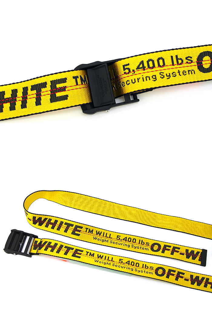 OFF WHITE オフホワイト ベルト インダストリアル メンズ イエロー OMRB012F19647003 OFF-WHITE オフホワイト  ベルト | MEN’S　JACK