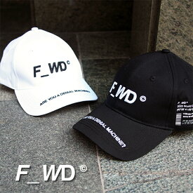F_WD フォワード 立体ロゴ刺繍 ベースボールキャップ 全2色 FWUR9200S f_wd 帽子 キャップ
