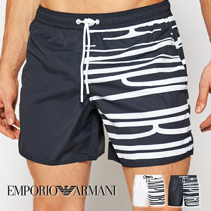 楽天市場 Emporio Armani エンポリオアルマーニ 水着 スイムウェア サーフパンツ 全2色 1p424 海パン メンズ 海水パンツ サーフショーツ ショートパンツ ハーフパンツ 短パン 水陸両用 アルマーニ 水着 Men S Jack