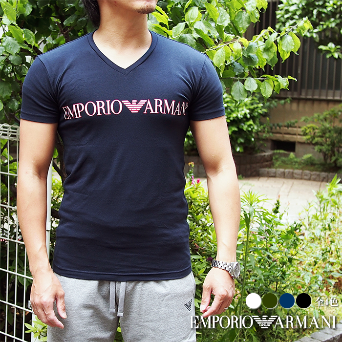 EMPORIO ARMANI エンポリオ アルマーニ 半袖VネックTシャツ 全4色 110810 1P516 アルマーニ tシャツ | MEN’S　 JACK