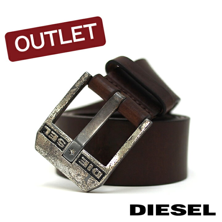 楽天市場 アウトレット Diesel ディーゼル ヴィンテージ加工 レザーベルト ブラウン Bluestar X Pr227 ディーゼル ベルト Diesel ベルト メンズ ディーゼル ベルト メンズ ベルト メンズ ブランド Men S Jack