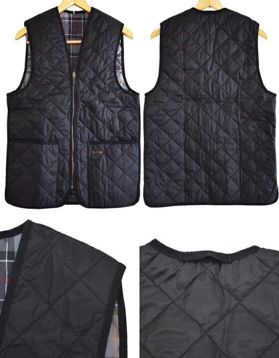 楽天市場】BARBOUR バブアー キルティングライナーベスト ブラック  