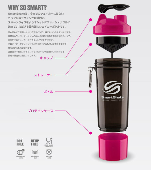 楽天市場】SmartShake Slim スマートシェイクスリム スリムタイプの 
