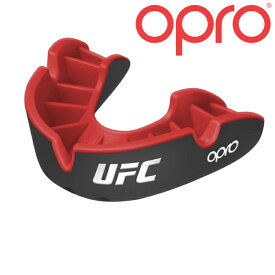 OPRO オープロ UFC マウスピース マウスガード ブラック/レッド ケース付き UFC SILVER スポーツ用 格闘技 ラグビー 野球 バスケットボール アメフト コンタクトスポーツ オプロ ボクシング 総合格闘技 スパーリング キックボクシング ムエタイ