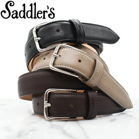Saddler's サドラーズ グレインレザーベルト 3cm 全3色 サドラーズ ベルト 本革 牛革レザー シンプル バックル SG01 ラッピング対応 ベルト メンズ ブランド 父の日ギフト