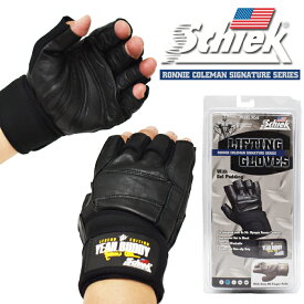 Schiek シーク リフティンググローブ シグネチャー ロニー・コールマン エディション ブラック トレーニンググローブ Ronnie Coleman Signature Series Lifting Gloves オリンピア 筋トレ ジム ウエイトトレーニング シーク リフティンググローブ シーク　グローブ