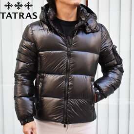 TATRAS タトラス BELBO フード付き メンズダウンジャケット BLACK/ブラック MTAT23A4562-D タトラス ダウン メンズ タトラス メンズ