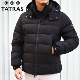 TATRAS タトラス メンズダウンジャケット MTAT23A4568-D BORBORE ボルボレ BLACK/ブラック タトラス ダウン メンズ タトラス メンズ