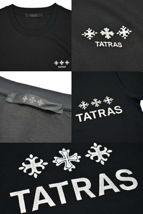 楽天市場】TATRAS タトラス ロゴ刺繍 半袖クルーネックTシャツ 全2色 