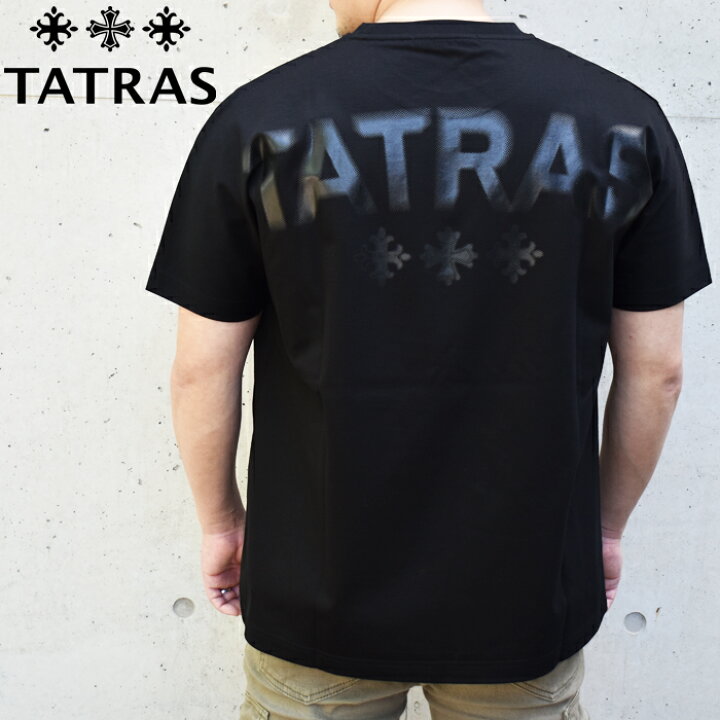 楽天市場】TATRAS タトラス 半袖クルーネックTシャツ ブラック TIDEO 