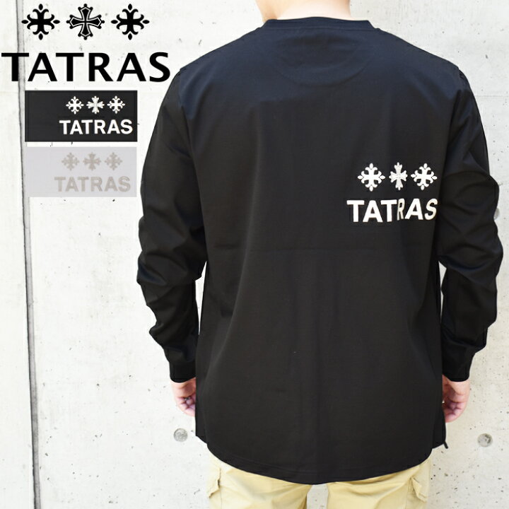 楽天市場】TATRAS タトラス ロゴ刺繍 ロンT 全2色 BELECI ベレチ 