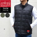 TAION×Manhattan Portage タイオン×マンハッタンポーテージ ソフトシェル インナーダウンベスト 全2色 軽量 収納袋付 インナーベスト 防寒 コラボレーション Wネーム ライトダウンベスト ユニセックス 防寒 薄い コンパクト カジュアル 秋 冬 春 MP-TAION06