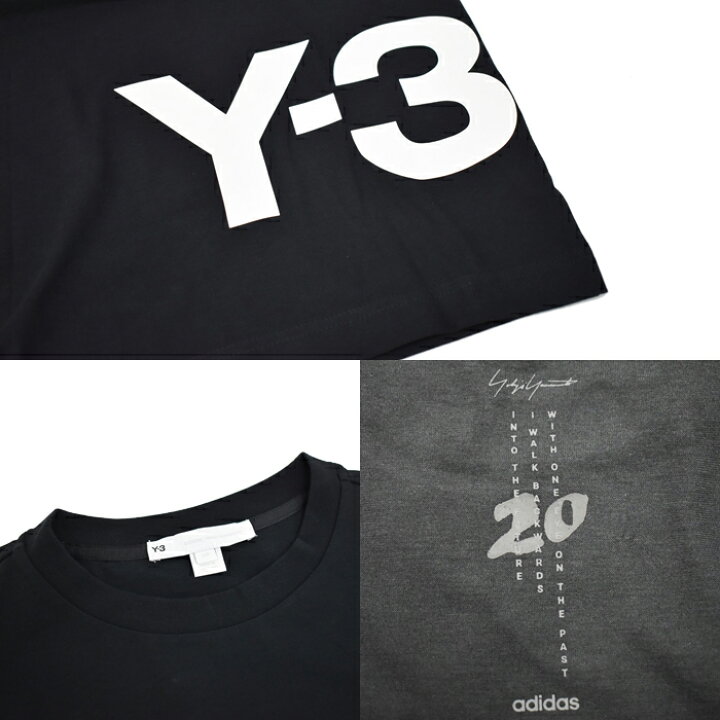 楽天市場 Y 3 ワイスリー クルーネックtシャツ ラージロゴ ブラック M Ch1 Ss Tee Hg6093 Adidas Yohji Yamamoto アディダス Y3 Tシャツ Y 3 Tシャツ 周年記念モデル ブランド Tシャツ Men S Jack