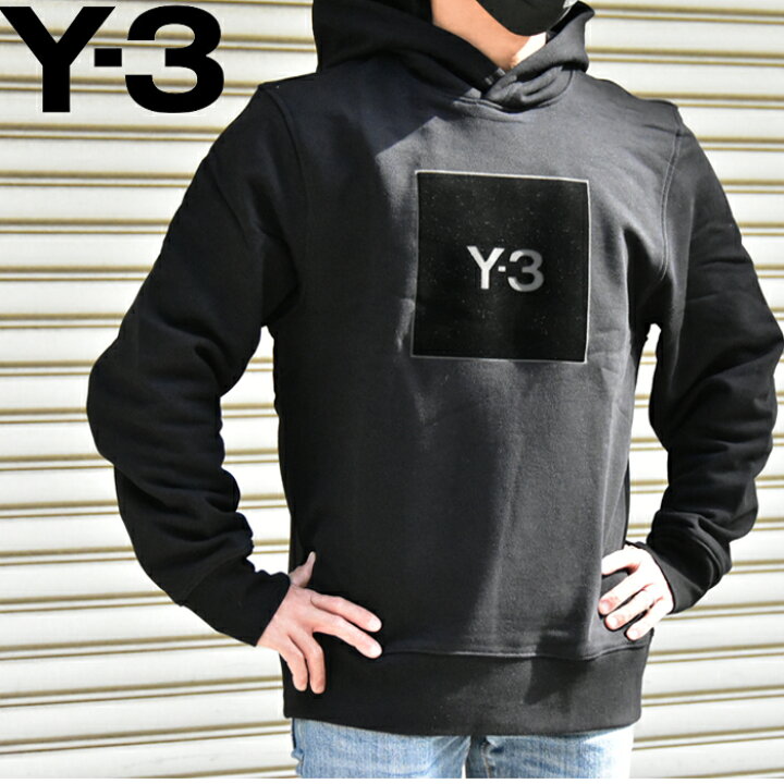 楽天市場】Y-3 ワイスリー スクエアラベルロゴ プルオーバーパーカー BLACK/ブラック Y-3 SQUARE LOGO HOODIE  HB3322 adidas Yohji Yamamoto アディダス y3 Tシャツ y−3 Tシャツ : MEN'S JACK