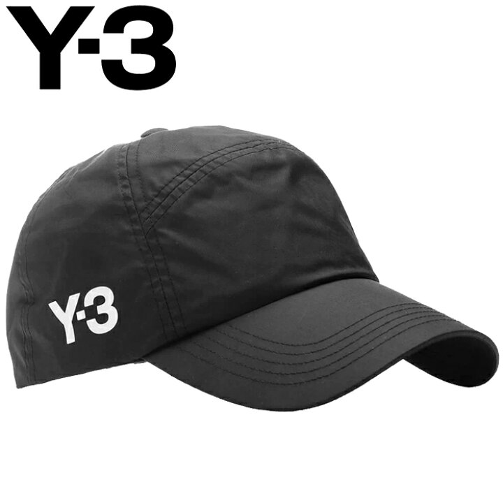 楽天市場】Y-3 ワイスリー ロゴ ベースボールキャップ BLACK/ブラック 