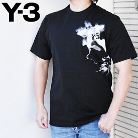 Y-3 ワイスリー クルーネックTシャツ ブラック IN4353 GFX SS TEE 1 adidas Yohji Yamamoto アディダス y3 Tシャツ y－3 Tシャツ グラフィックス ショートスリーブ ティー ブランド tシャツ