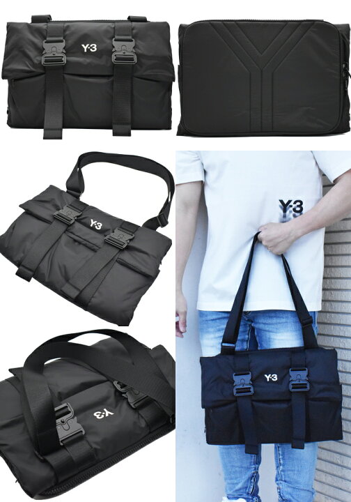 楽天市場】Y-3 ワイスリー 2Wayクロスボディーバック ショルダーバッグ 
