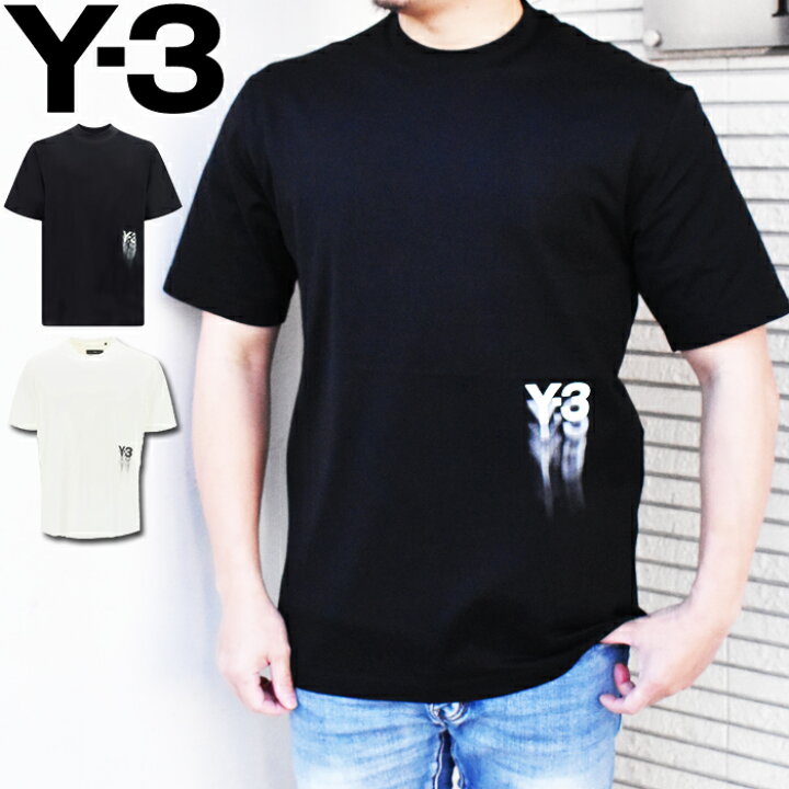 楽天市場】Y-3 ワイスリー クルーネックTシャツ 全2色 IZ3124 IZ3123  
