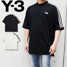 Y-3 ワイスリー 3ストライプス オーバーサイズ Tシャツ 全2色 H63065 HZ8871 Y-3 3S LS TEE adidas Yohji Yamamoto アディダス y3 Tシャツ y−3 Tシャツ