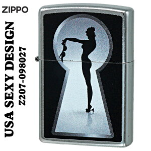 zippo(ジッポーライター)SEXY ZIPPO　セクシーガール　Z207-098027　オイルライター おしゃれ クール アメリカ レディー 女性　かっこいい メンズ　ギフト プレゼント【ネコポス可】