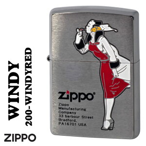 zippo Wb| C^[ (Wb|[C^[)ZIPPOLN^[lĆuWINDYvfUC #200ubVN| Gb`O4F bh RED ICC^[ 킢 L[g g`[t 