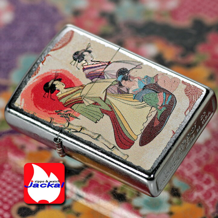 楽天市場】zippo ジッポーライター USA ZIPPO 和柄シリーズ 浮世絵 