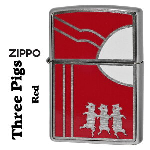 NX}X@zippo C^[ (Wb|[C^[) Three Pigs X[sbOX 3C̎q؃V[Y bh ЖʃCNWFbg #200FBubVN[ 200-PIGRED Y fB[X  JC